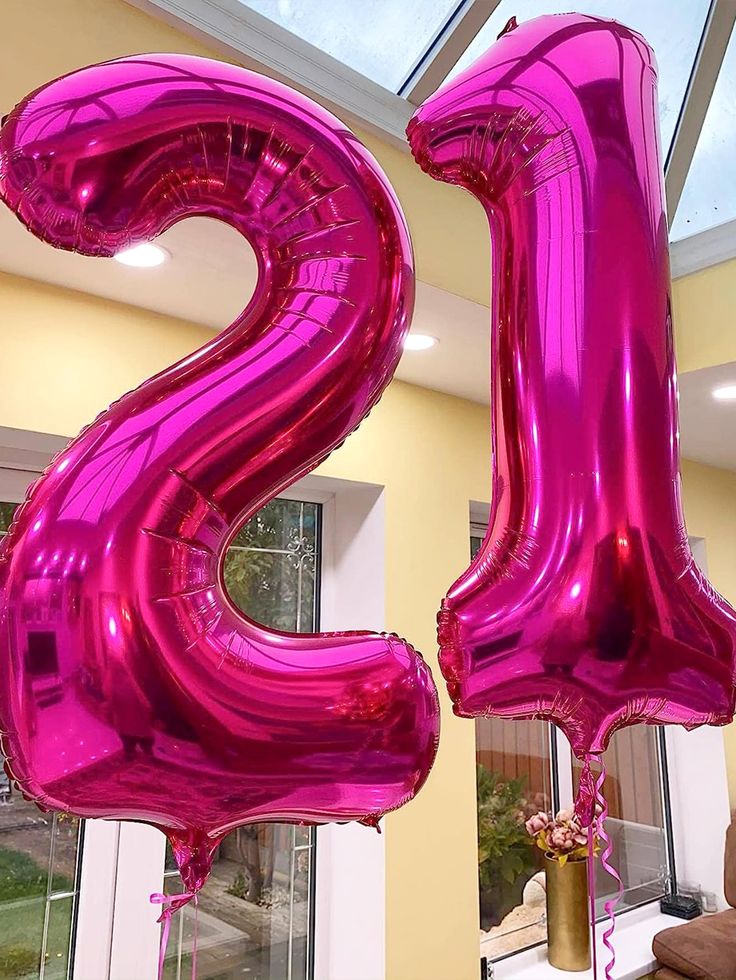 32 inches Number Foil Balloon for Birthday / Anniversary Party Decoration