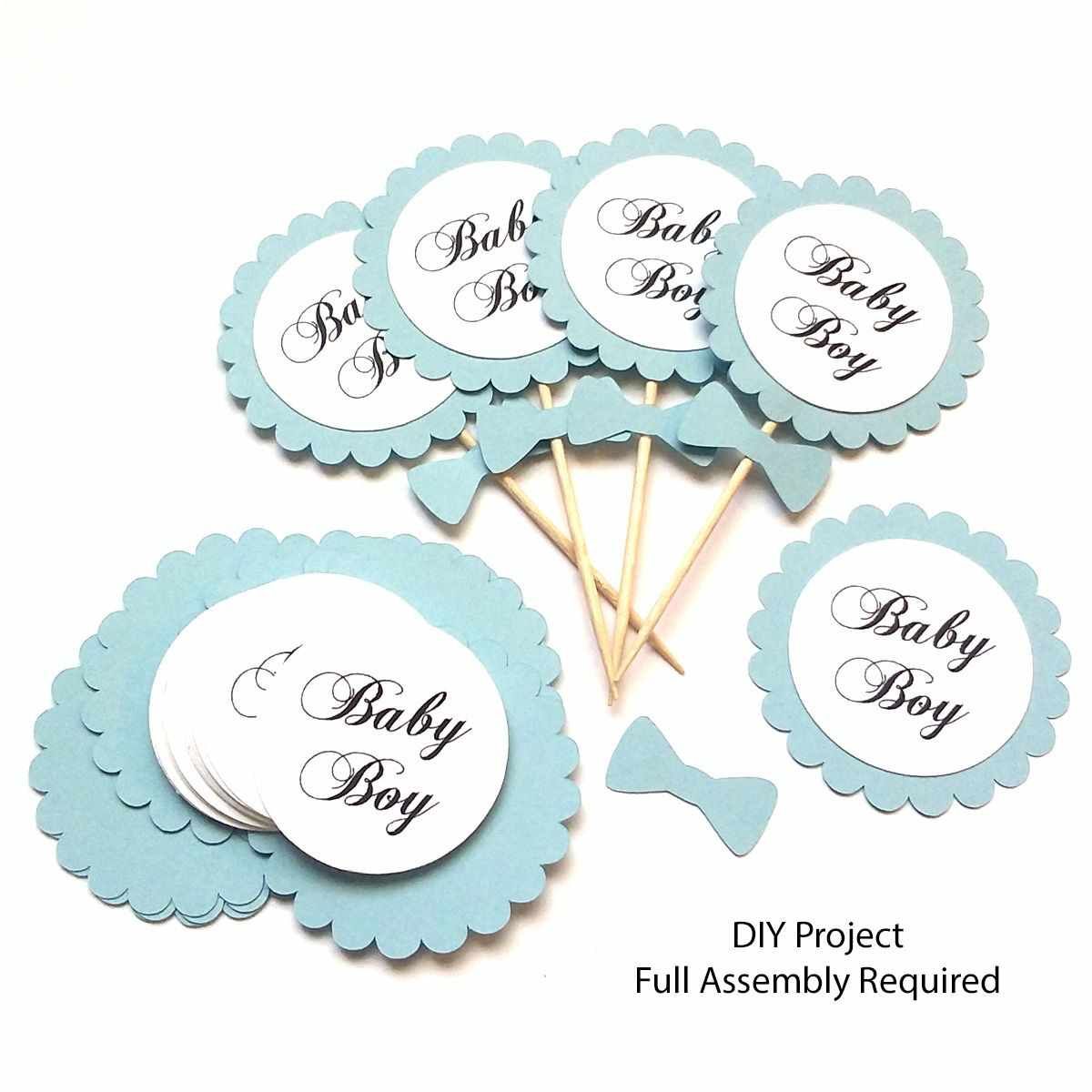 Its a Boy Theme Cup Cake Topper for Its a Boy Birthday Theme Party and Decoration