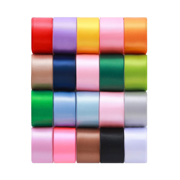1 inch Satin Ribbon Roll For Birthday, Anniversary, Bridal Shower, Baby Shower and Gift Decoration