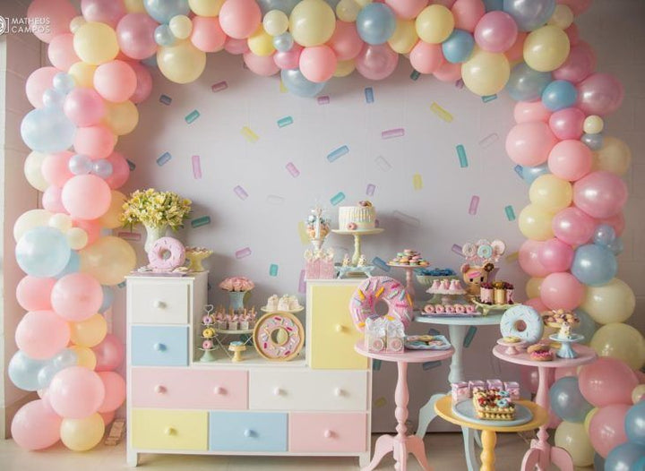 Multi Color Macron (Pastel Color) Latex Balloons for Birthday Parties / Wedding / Baby Showers Celebration & Decorations (25 pcs)