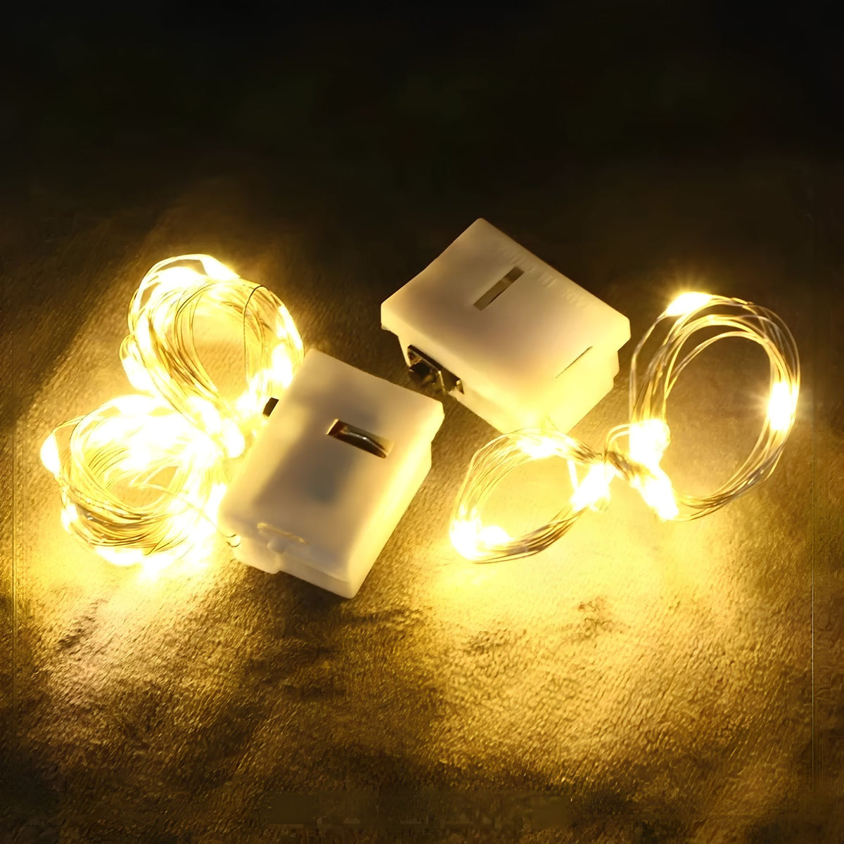 Battery Powered 2m Long Copper Wire LED String Fairy Lights
