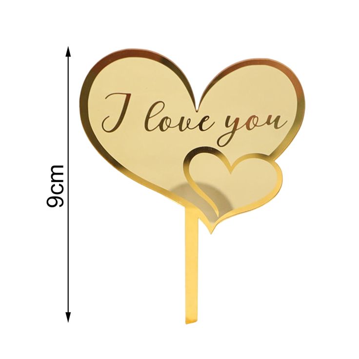 Love is / Heart Shaped Cupcake / Cake Topper For Valentine Anniversary Wedding Cake Decoration