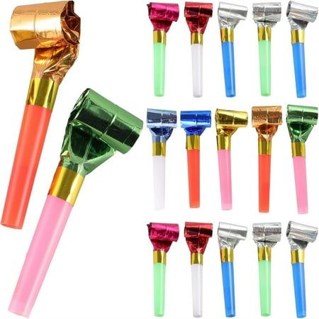 Colorful Party Whistles – Fun Blowouts for Kids & Celebrations (Pack of 12)