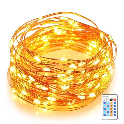 Orange Color Electric Operated Fairy Light - 18 Feet Length For Party Decoration & Celebration