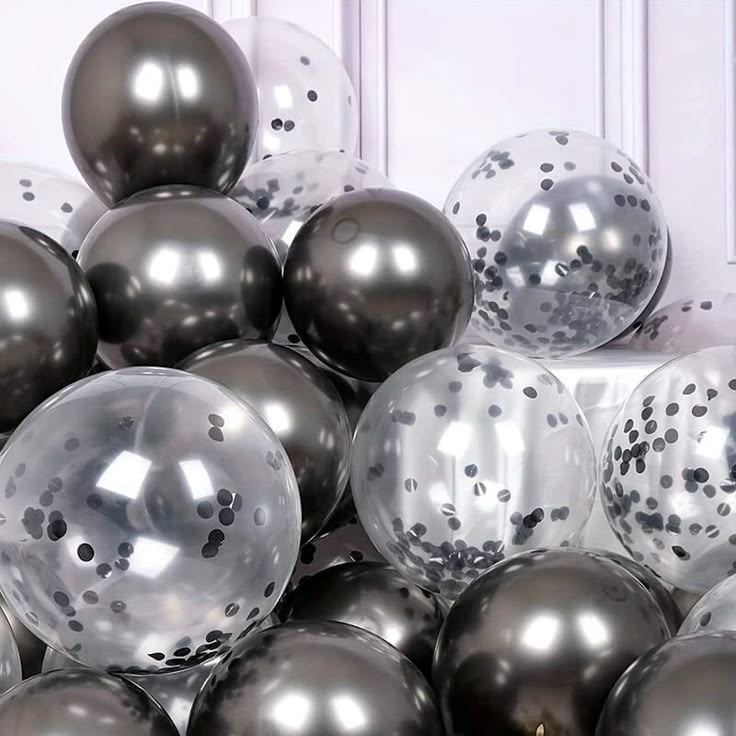 Metallic Chrome Balloons (Pack of 10) For Birthday, Wedding, Anniversary, Baby Shower Party Decoration