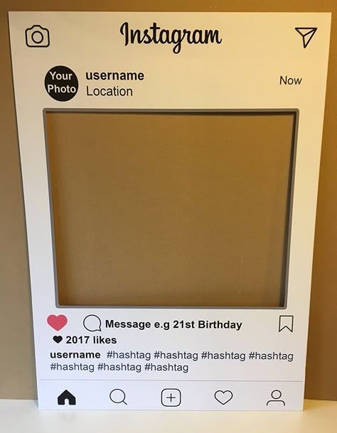 Customized Instagram Photobooth | Social media photo Booth Props