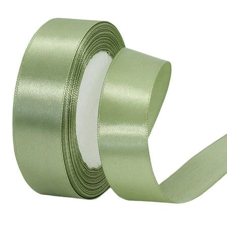 1 inch Satin Ribbon Roll For Birthday, Anniversary, Bridal Shower, Baby Shower and Gift Decoration