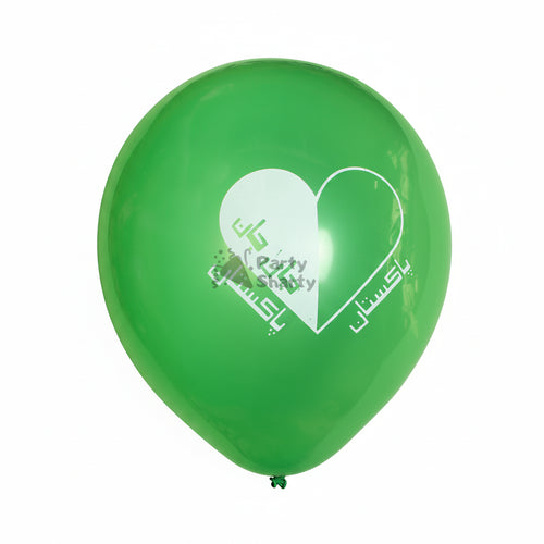 14th August Pakistan Day Printed Latex Balloons for Pakistan Independence Day Celebration