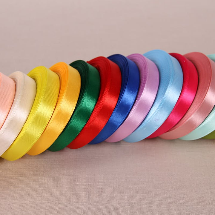 1/2  inch Satin Ribbon Roll For Birthday, Anniversary, Bridal Shower, Baby Shower and Gift Decoration