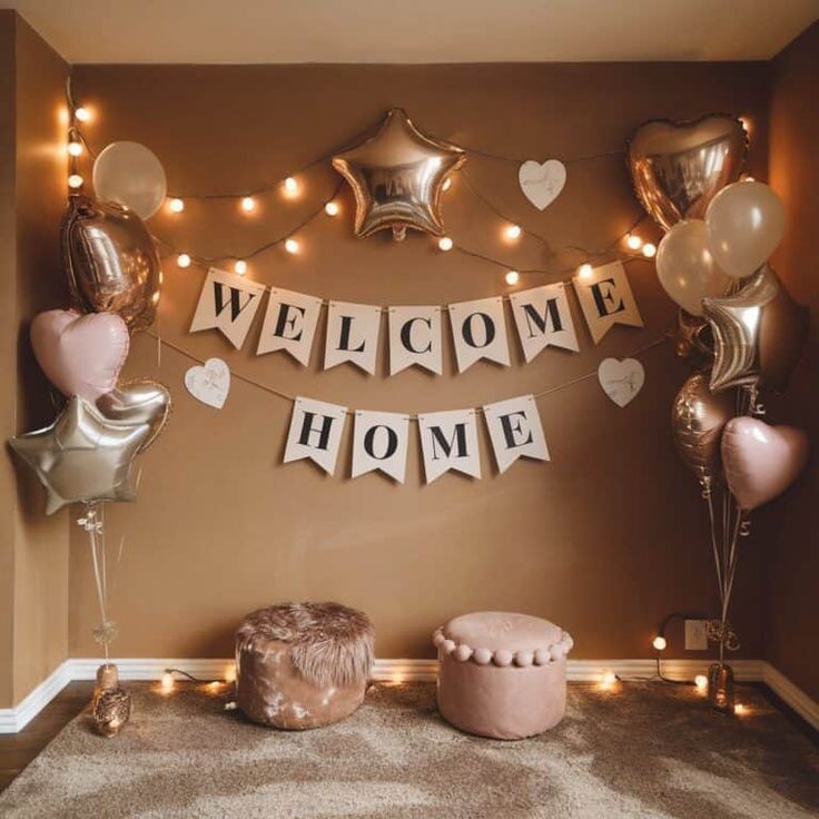 17pcs Welcome Home Theme set for Welcome Baby Decoration & Celebration