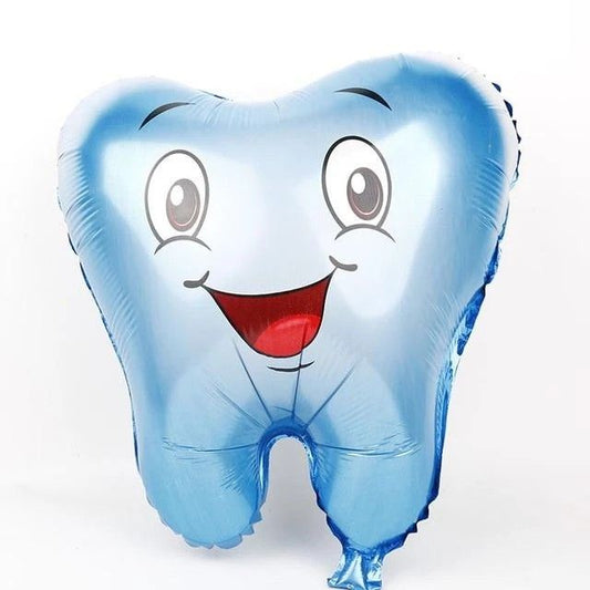 First Tooth 5 Pcs Foil Balloons For First Tooth Party Decoration and Celebration