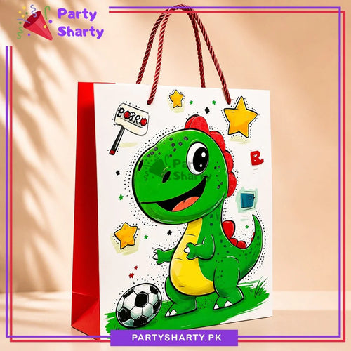 3D Dinosaur Printed Gift Bag For Birthday Parties Celebration