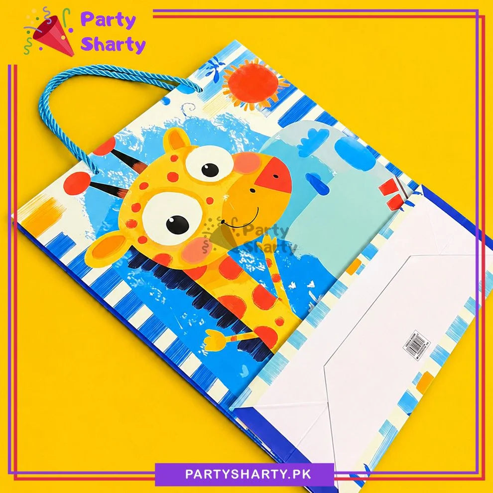 3D Giraffe Print Gift Bag For Kids Birthday Gift
