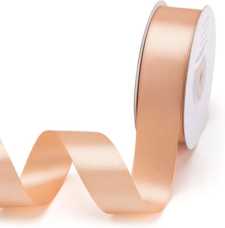 1 inch Satin Ribbon Roll For Birthday, Anniversary, Bridal Shower, Baby Shower and Gift Decoration