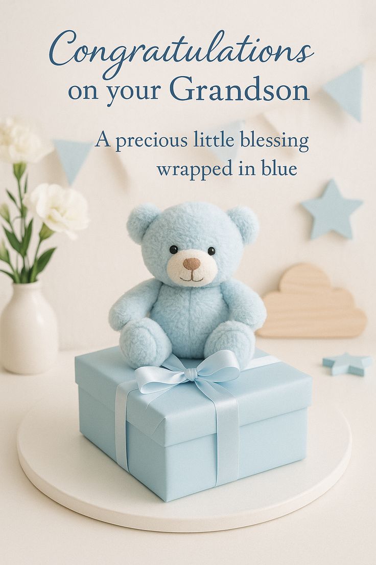 Its a Boy Baby Cart Design Greeting Card