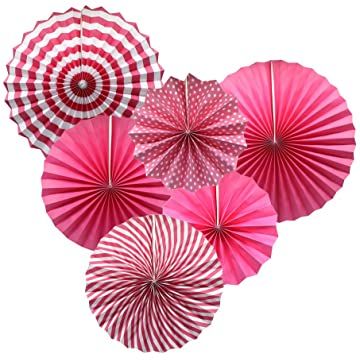 Paper Fans Decoration Set for Wall Decor & Backdrops | Party and Event Decor