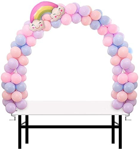 Large Table Balloon Arch Kit DIY Clip Clamp Stand for Birthday Wedding Reception