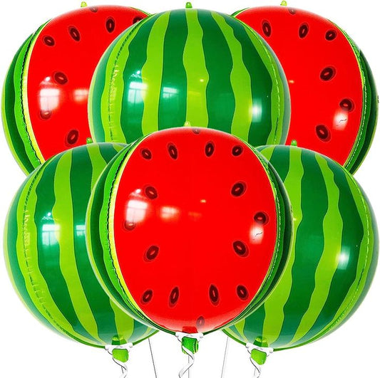 Watermelon Printed Latex Balloons Pack of 10 for Summer / Pool Party Themed Party Decoration