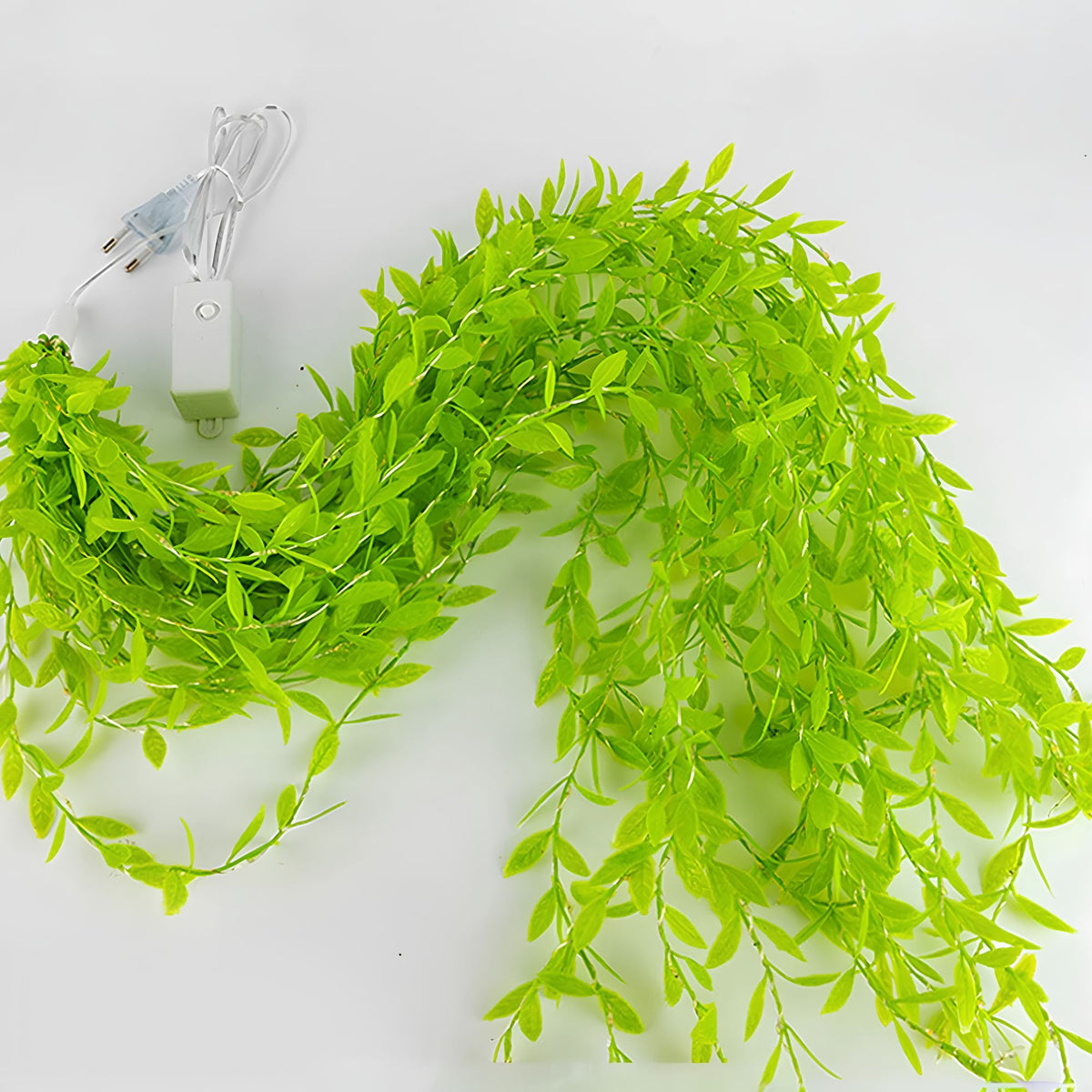 Battery Powered Leaves LED Icicle Fairy Light Curtain Lights