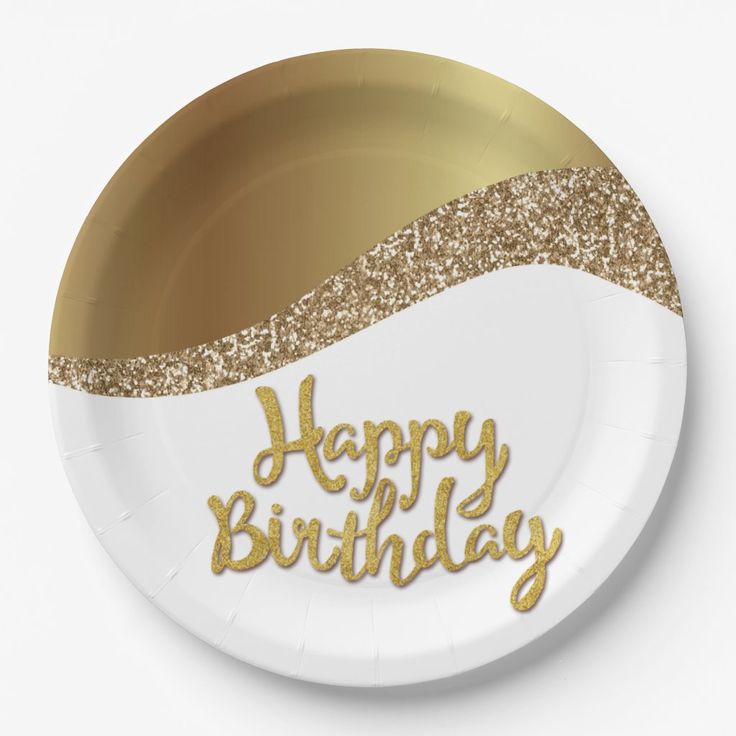 Golden Polka Dots Printed Paper Plates For Party Decoration and Celebration