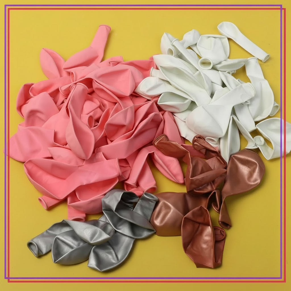 85pcs Pink First Tooth Balloons Theme Set For First Tooth Party Decoration and Celebration