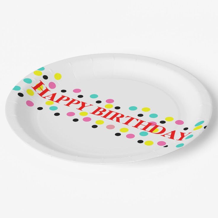 Golden Polka Dots Printed Paper Plates For Party Decoration and Celebration