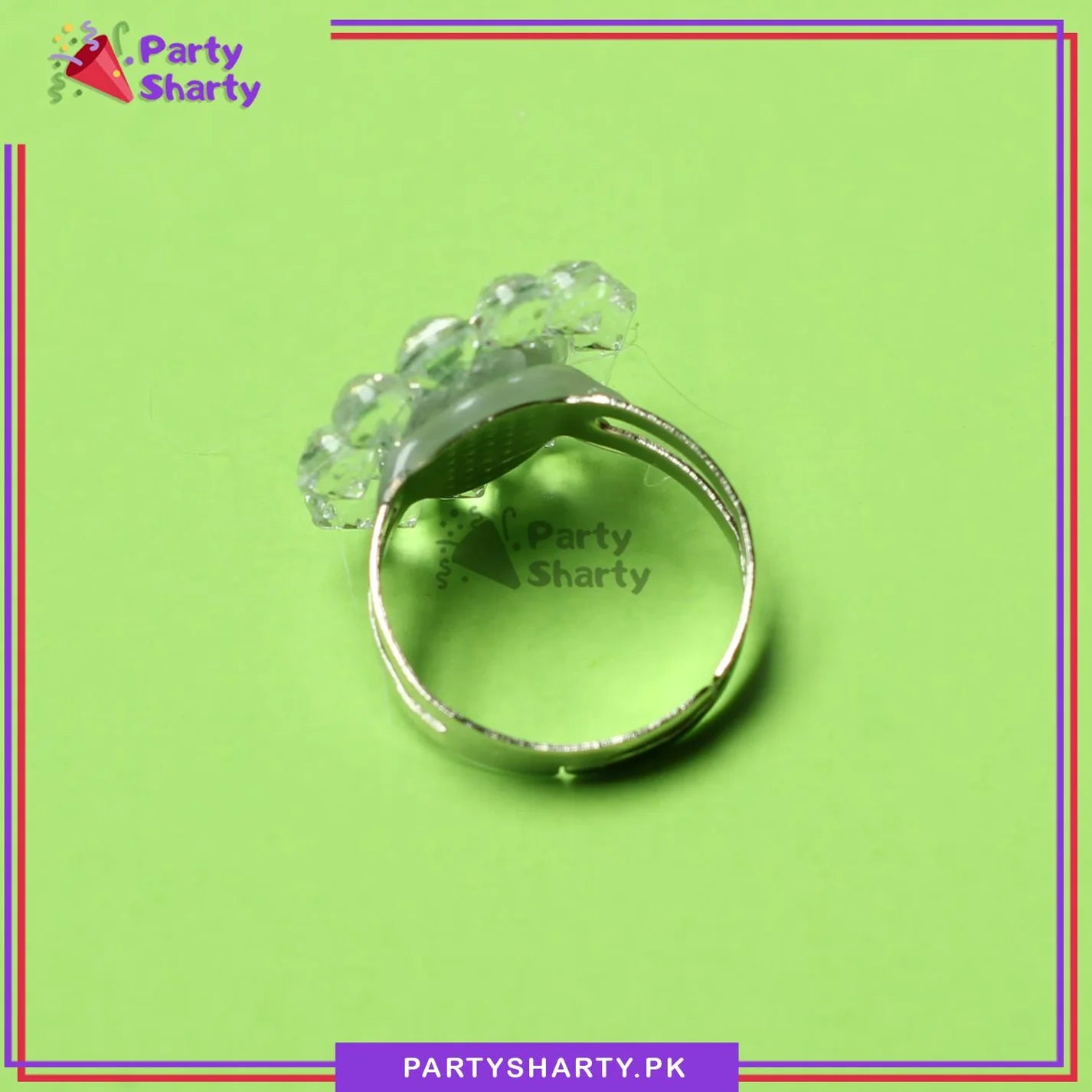 14th August Pakistan Flag Finger Ring For Independence Day Celebration