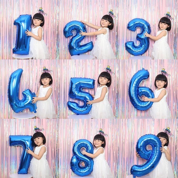 32 inches Number Foil Balloon for Birthday / Anniversary Party Decoration