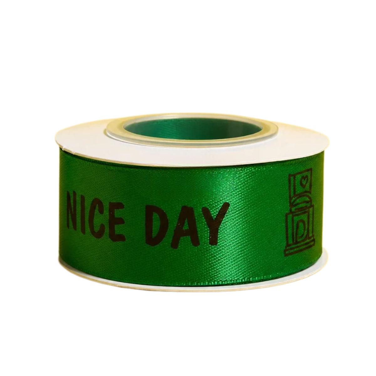 Pakistan's Independence Day Printed Green Ribbon for Azadi Day