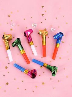 Colorful Party Whistles – Fun Blowouts for Kids & Celebrations (Pack of 12)
