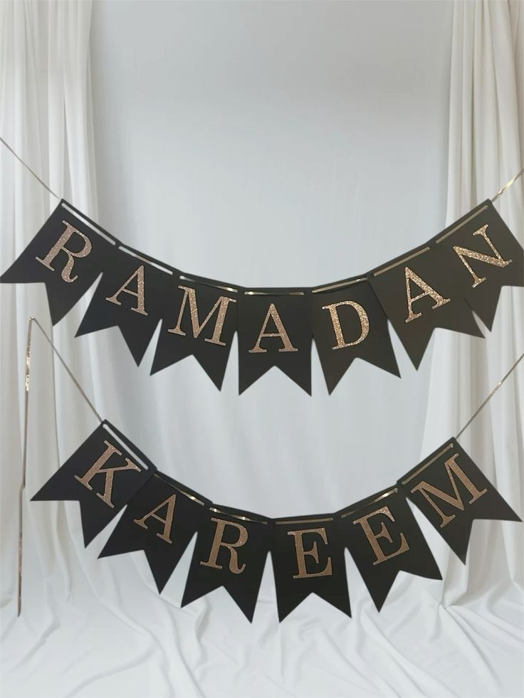 Ramadan Mubarak wall hanging banner decoration