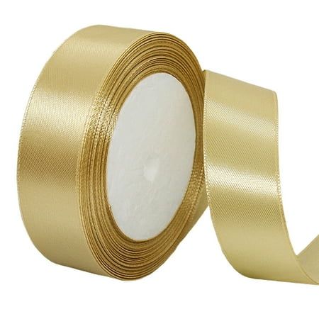 1 inch Satin Ribbon Roll For Birthday, Anniversary, Bridal Shower, Baby Shower and Gift Decoration