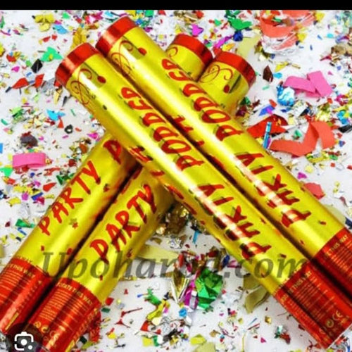 Birthday Party Poppers Confetti Multi Color For Party Celebration