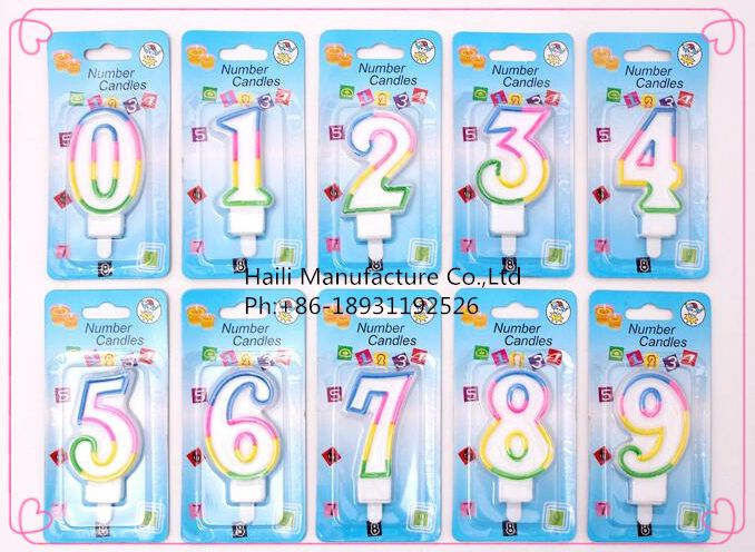 Regular Number Candles For Birthday, Anniversary Cake Decoration and Celebration