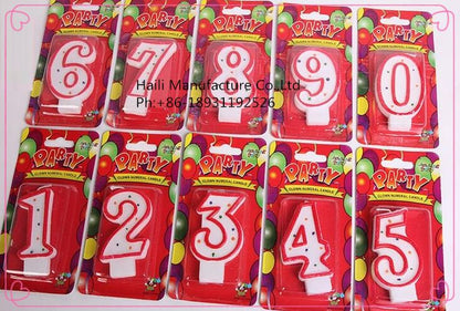 Regular Number Candles For Birthday, Anniversary Cake Decoration and Celebration