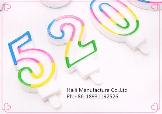 Regular Number Candles For Birthday, Anniversary Cake Decoration and Celebration